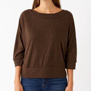 Apt 9 Tunic Banded at Waist w/Strap & Button Sleeves Green Size Large EUC